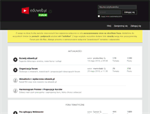 Tablet Screenshot of forum.eduweb.pl